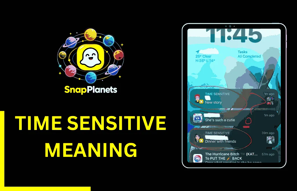 Time sensitive on snapchat